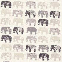 Elephants Natural Fabric by the Metre
